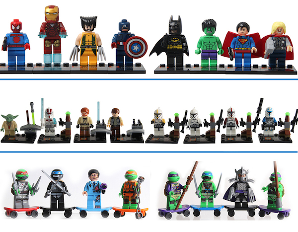 Deal: $19 for 8 Piece Building Block Figures Shipped - 3 Sets to Choose ...